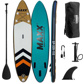Maxxoutdoor SUP Board Ladoga Wood & Blue Edition - 320cm