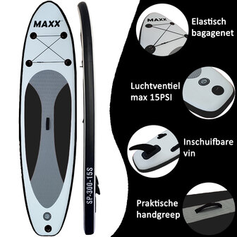 Maxxoutdoor Supboard Garda Black Edition - 300cm