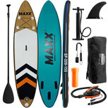Maxxoutdoor SUP Board Ladoga Wood & Blue Edition - Complete Set - Inclusief Elektrische Pomp - 320cm Maxxoutdoor SUP Board Ladoga Wood & Blue Edition - Complete Set - Inclusief Elektrische Pomp - 320cm
